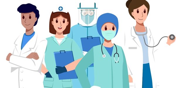 Tesettürlü Sağlık Çalışanları İçin Likralı Scrubs Takımlar